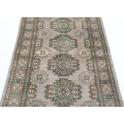 Revival 3' 2" X 5' 2" Wool Hand Knotted Rug