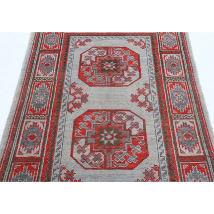 Revival 3' 4" X 4' 10" Wool Hand Knotted Rug