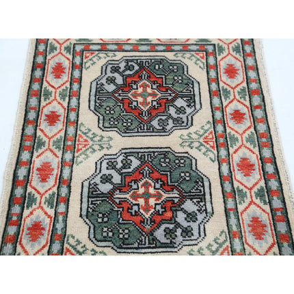 Revival 2' 0" X 3' 3" Wool Hand Knotted Rug