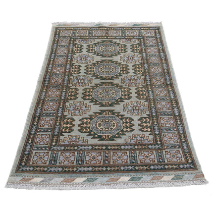 Revival 3' 2" X 5' 4" Wool Hand Knotted Rug