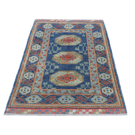 Revival 3' 2" X 4' 11" Wool Hand Knotted Rug