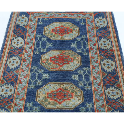 Revival 3' 2" X 4' 11" Wool Hand Knotted Rug