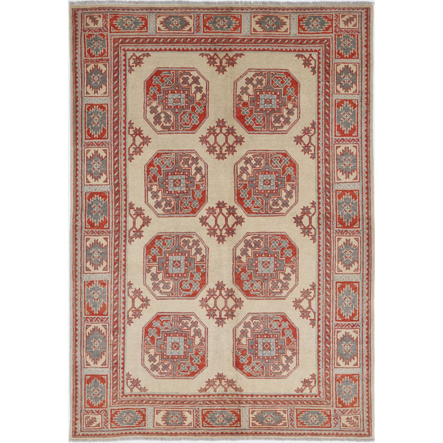 Revival Wool Hand Knotted Rug IVA0015004 - Natalia Rugs