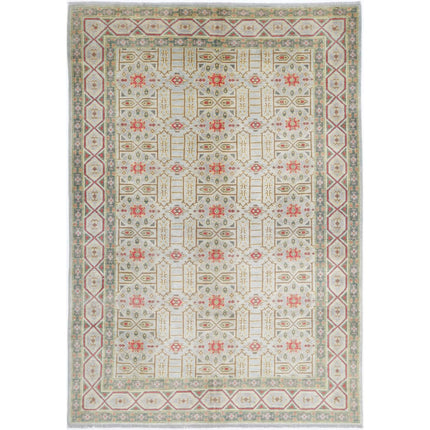 Revival Wool Hand Knotted Rug IVA0015226 - Natalia Rugs