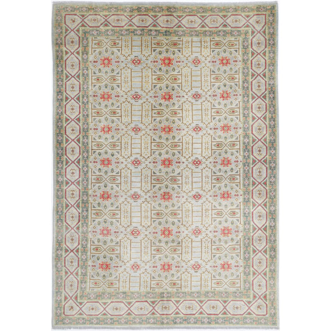 Revival Wool Hand Knotted Rug IVA0015226 - Natalia Rugs