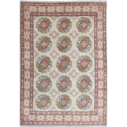 Revival Wool Hand Knotted Rug IVA0015227 - Natalia Rugs