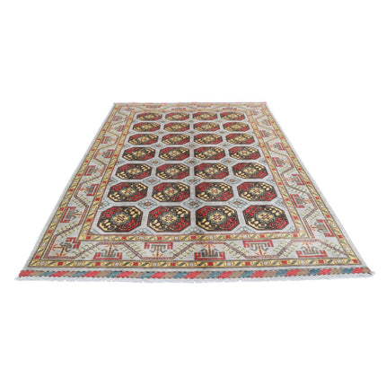 Revival 6' 8" X 9' 6" Wool Hand Knotted Rug