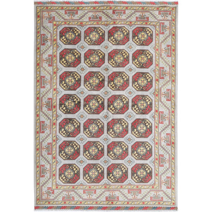 Revival Wool Hand Knotted Rug IVA0015228 - Natalia Rugs