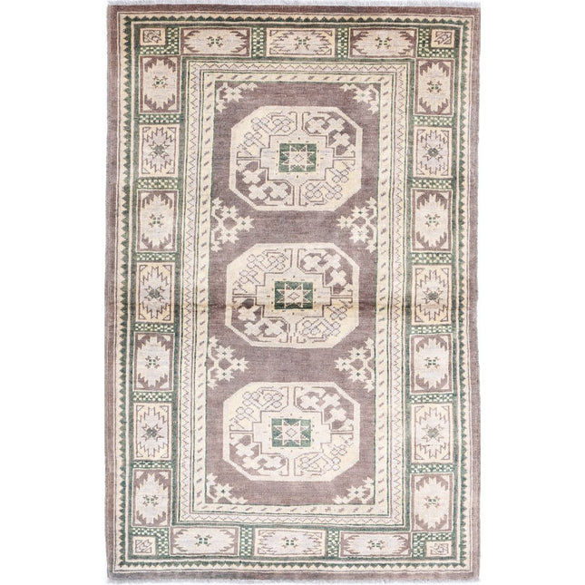 Revival Wool Hand Knotted Rug IVA0015240 - Natalia Rugs