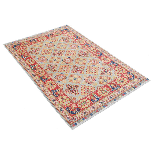 Revival 3' 4" X 5' 0" Wool Hand Knotted Rug