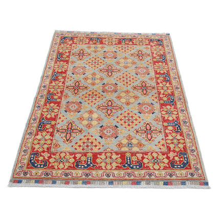 Revival 3' 4" X 5' 0" Wool Hand Knotted Rug