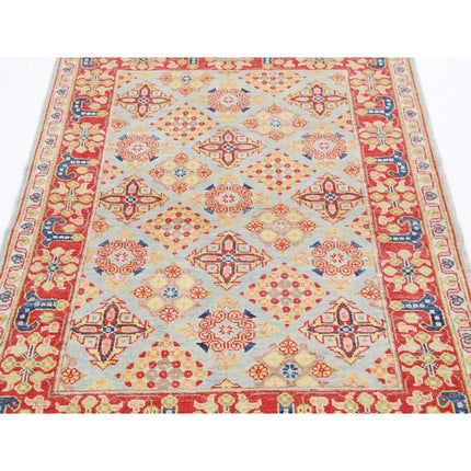 Revival 3' 4" X 5' 0" Wool Hand Knotted Rug