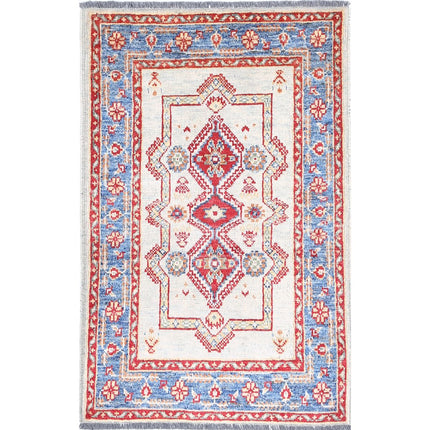 Revival Wool Hand Knotted Rug IVA0015250 - Natalia Rugs