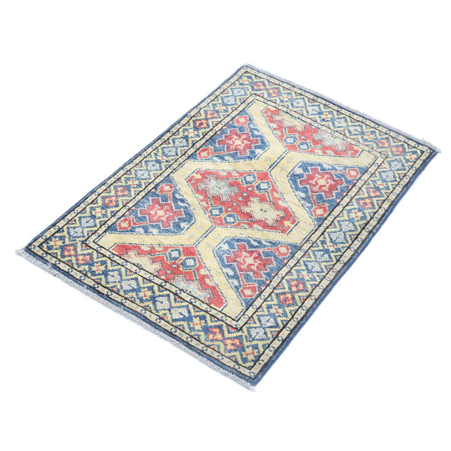 Revival 1' 11" X 2' 11" Wool Hand Knotted Rug