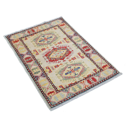 Revival 2' 1" X 2' 11" Wool Hand Knotted Rug