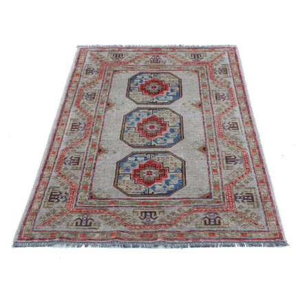 Revival 3' 1" X 4' 11" Wool Hand Knotted Rug