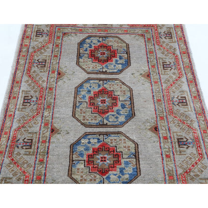 Revival 3' 1" X 4' 11" Wool Hand Knotted Rug