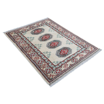 Revival 3' 7" X 4' 6" Wool Hand Knotted Rug