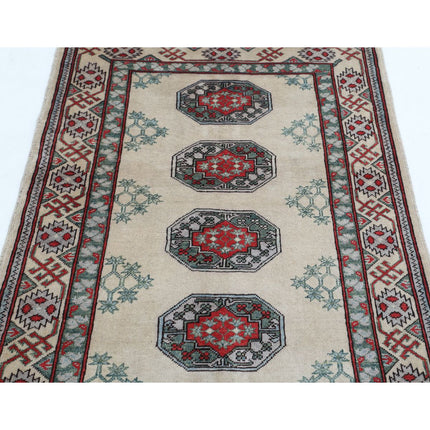 Revival 3' 7" X 4' 6" Wool Hand Knotted Rug