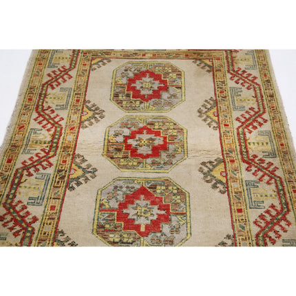 Revival 3' 6" X 4' 11" Wool Hand Knotted Rug