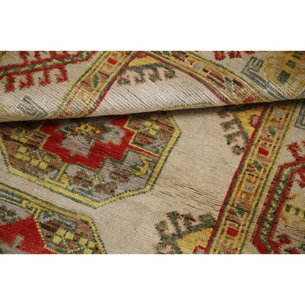 Revival 3' 6" X 4' 11" Wool Hand Knotted Rug