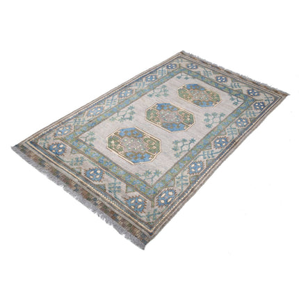 Revival 3' 3" X 5' 2" Wool Hand Knotted Rug