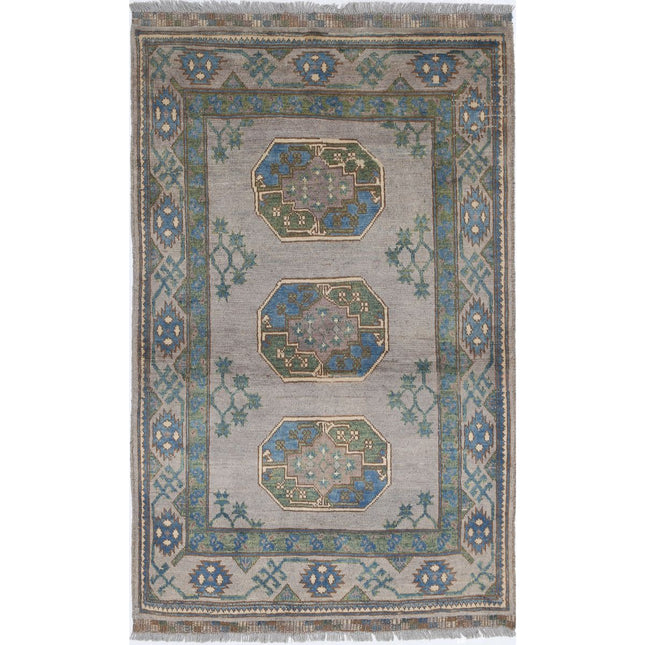 Revival Wool Hand Knotted Rug IVA0015354 - Natalia Rugs