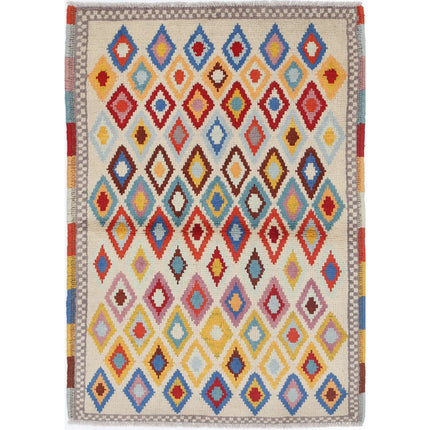 Revival Wool Hand Knotted Rug IVA0015458 - Natalia Rugs