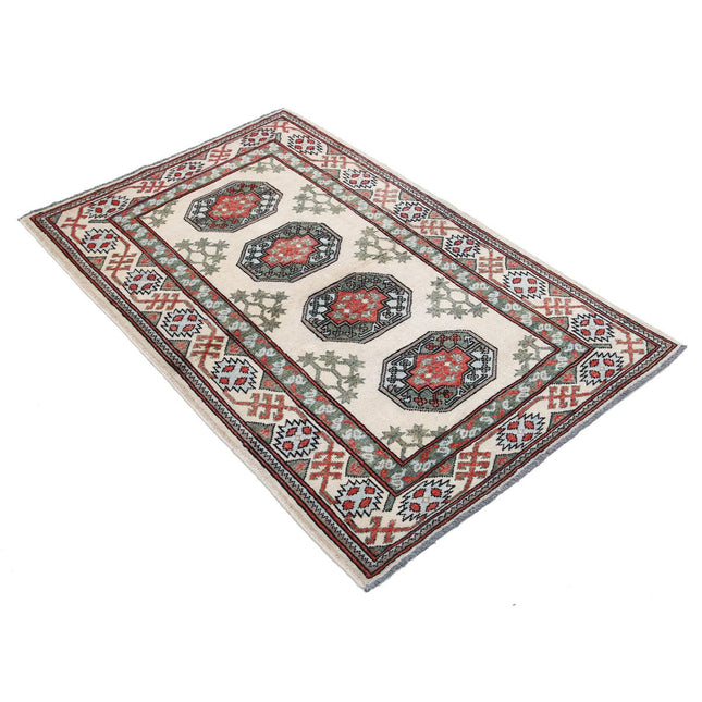 Revival 3' 3" X 4' 11" Wool Hand Knotted Rug