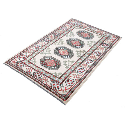 Revival 3' 3" X 4' 11" Wool Hand Knotted Rug