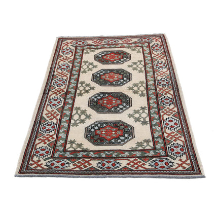 Revival 3' 3" X 4' 11" Wool Hand Knotted Rug