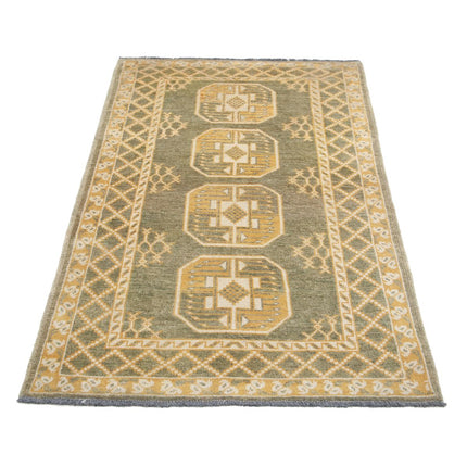 Revival 3' 1" X 5' 1" Wool Hand Knotted Rug