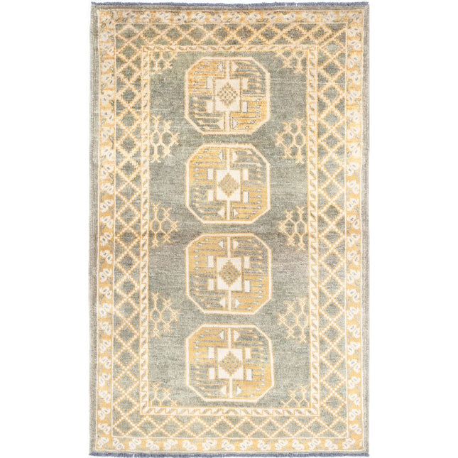 Revival Wool Hand Knotted Rug IVA0015531 - Natalia Rugs