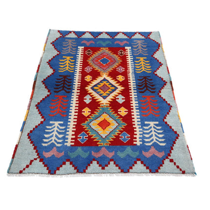 Revival 3' 4" X 4' 9" Wool Hand Knotted Rug
