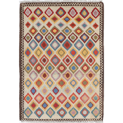 Revival Wool Hand Knotted Rug IVA0015627 - Natalia Rugs