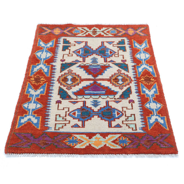 Revival 2' 6" X 3' 8" Wool Hand Knotted Rug