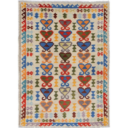 Revival Wool Hand Knotted Rug IVA0015629 - Natalia Rugs