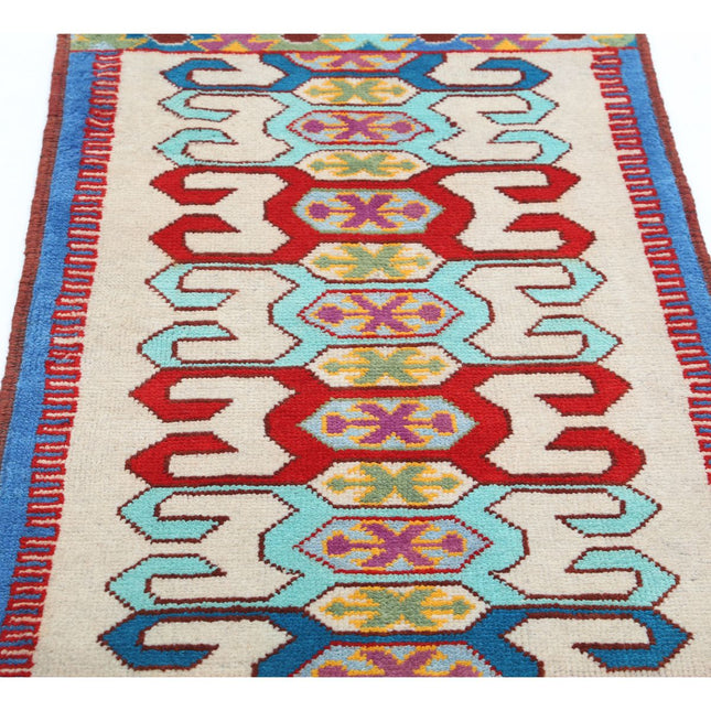 Revival 2' 7" X 4' 1" Wool Hand Knotted Rug