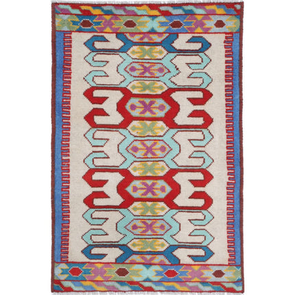 Revival Wool Hand Knotted Rug IVA0015633 - Natalia Rugs