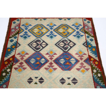 Revival 2' 9" X 4' 0" Wool Hand Knotted Rug