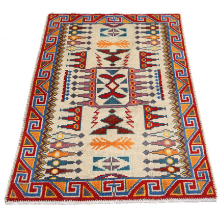 Revival 2' 8" X 4' 1" Wool Hand Knotted Rug