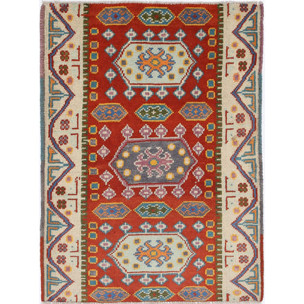 Revival Wool Hand Knotted Rug IVA0015644 - Natalia Rugs