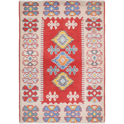 Revival Wool Hand Knotted Rug IVA0015660 - Natalia Rugs