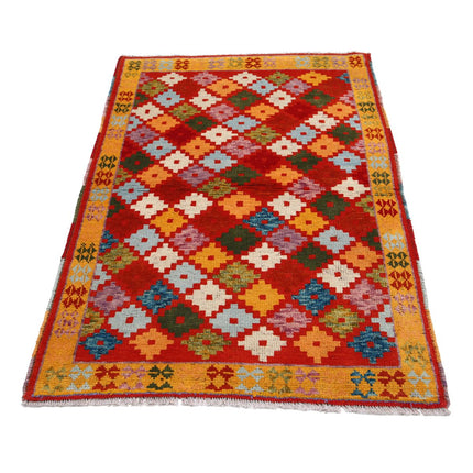 Revival 3' 4" X 4' 11" Wool Hand Knotted Rug