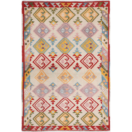 Revival Wool Hand Knotted Rug IVA0015665 - Natalia Rugs