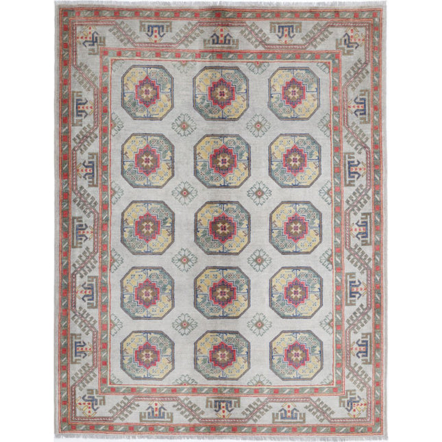 Revival Wool Hand Knotted Rug IVA0015795 - Natalia Rugs