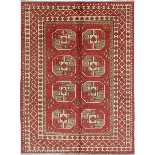 Revival Wool Hand Knotted Rug IVA0015798 - Natalia Rugs