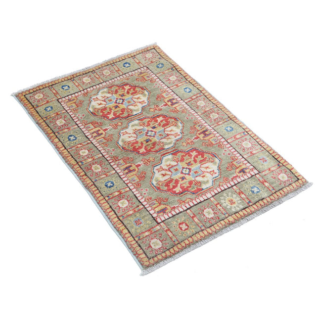 Revival 2' 0" X 2' 11" Wool Hand Knotted Rug