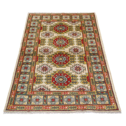 Revival 3' 2" X 4' 9" Wool Hand Knotted Rug