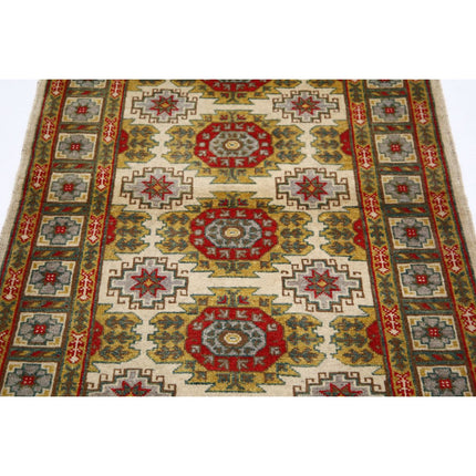 Revival 3' 2" X 4' 9" Wool Hand Knotted Rug